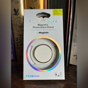 PopSocket Premium Magnetic Phone Grip & Stand Coconut Cream New